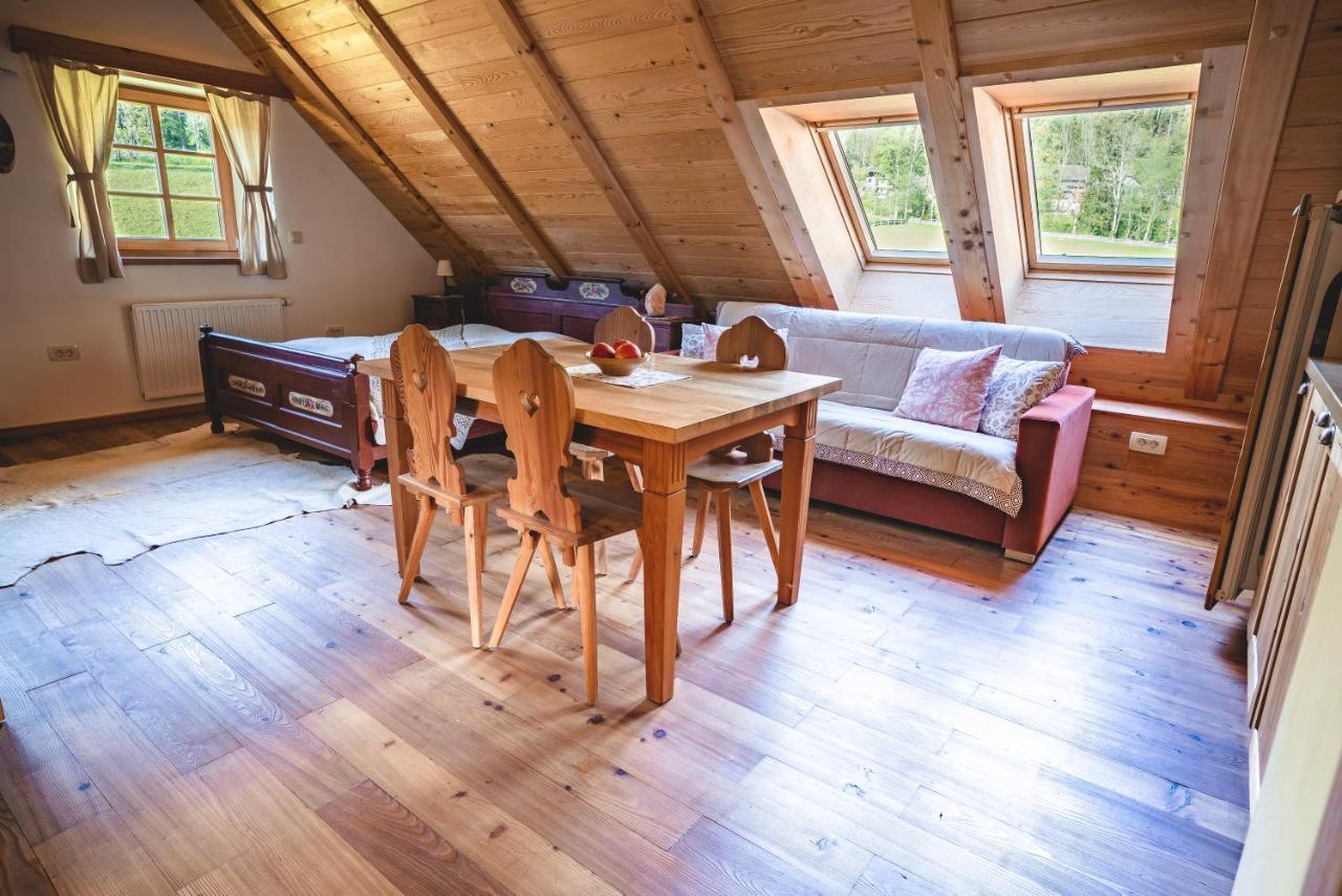Vila Tourist Farm Senkova Domacija Zgornje Jezersko Exteriér fotografie