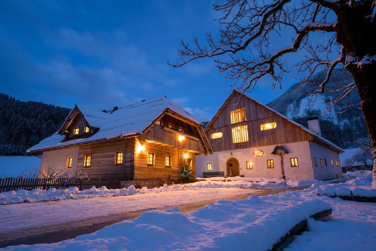 Vila Tourist Farm Senkova Domacija Zgornje Jezersko Exteriér fotografie